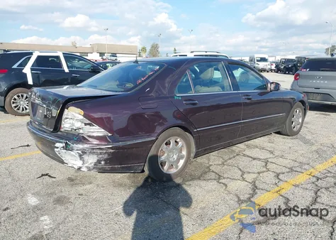 2000 Mercedes-Benz S 430 from USA, damaged, VIN WDBNG70J9YA089445